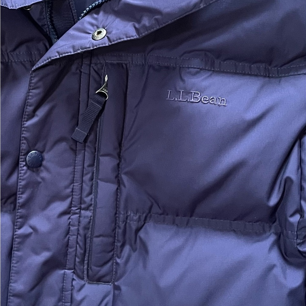 L.L. Bean Men's Mountain Insulated Down Quilted Puffer Vest Navy XL hmmm mm - Picture 5 of 11